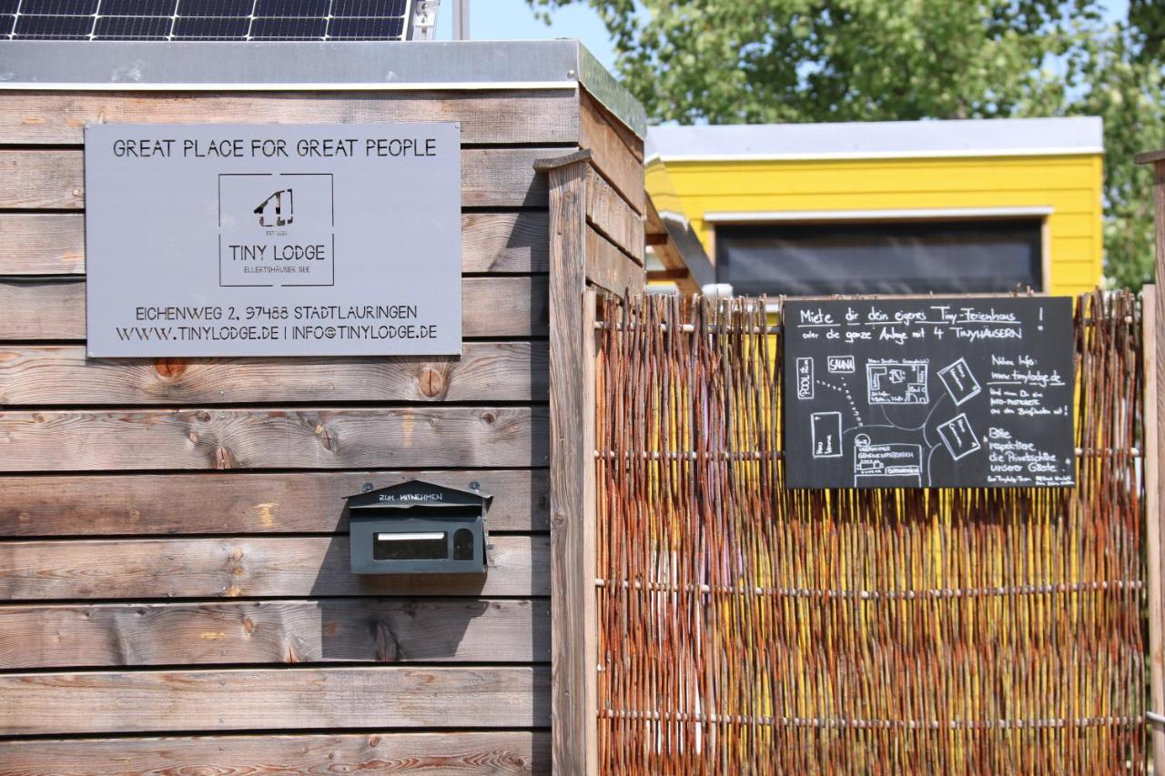 Tinylodge Am Ellertshaeuser See Stadtlauringen Kültér fotó